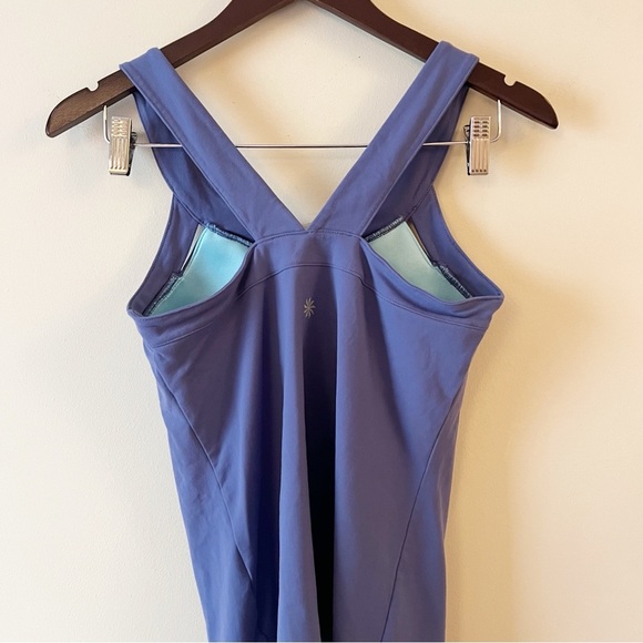 Athleta Second Glance Blue Athletic Tank Top 903765 Size Medium - Picture 6 of 10